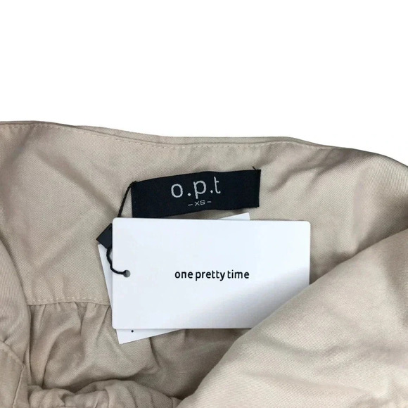 Few Moda O.P.T. One Pretty Time Aria Dress | Tan | Size XS - Picture 4 of 5